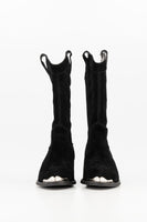 Steel cap western boot- black