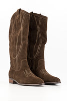 Texan boot - chocolate