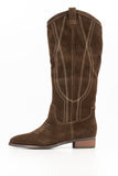 Texan boot - chocolate