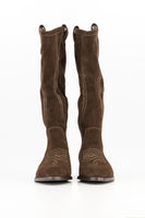 Texan boot - chocolate