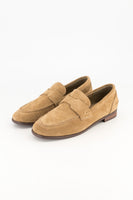 Suede loafer - stone
