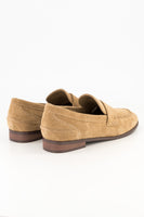 Suede loafer - stone