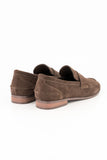Suede loafer - chocolate