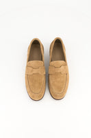 Suede loafer - stone