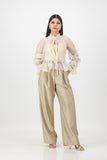 Stone Trouser with Black Belt