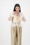 Ivory Poetic Shirt with Lace Cuffs