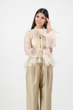 Ivory Poetic Shirt with Lace Cuffs