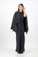 Black Cape dress