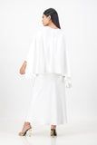 White Cape dress