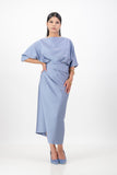 Purple French Wrap Dress