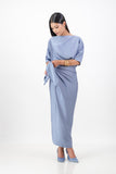 Purple French Wrap Dress