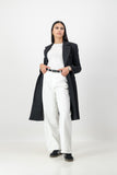 Black tailored coat