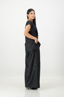 Black cross over top with pant