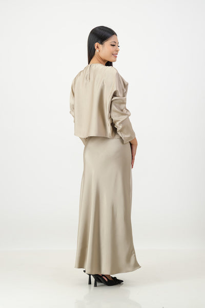 Stone 3 piece satin set