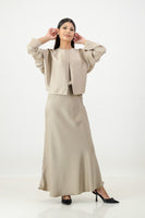 Stone 3 piece satin set