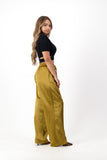 Copper satin pant