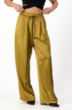 Copper satin pant