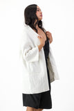 White linen box jacket