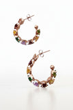 Rainbow diamante hoop
