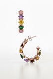 Rainbow diamante hoop