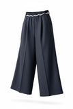 Indigo tencil pant with scarf belt