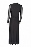 Black mesh weave  dress