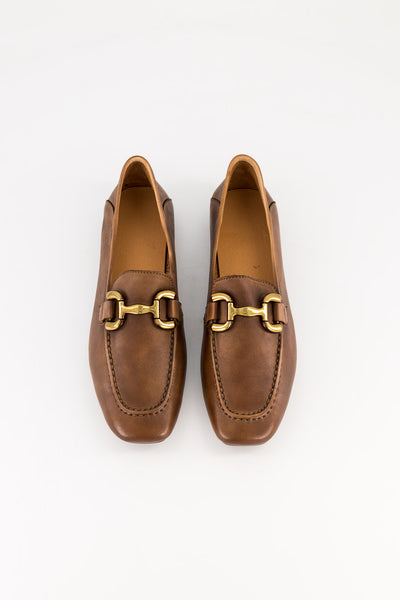 Horsebit loafer - brown